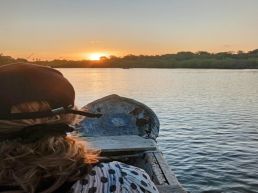 Diani Beach: Kongo River Sunset Experience in a canoe